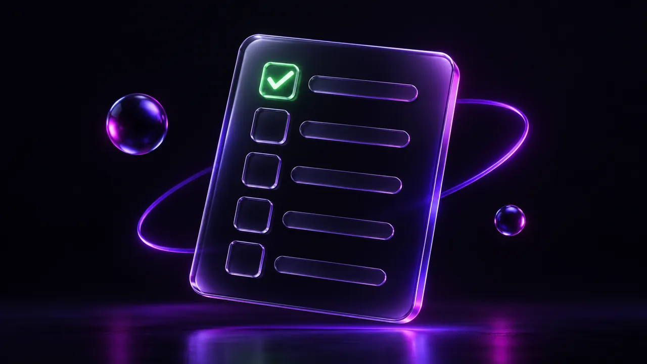Checklist illustration for a first stablecoin deposit at an offshore casino including network match and test transfer