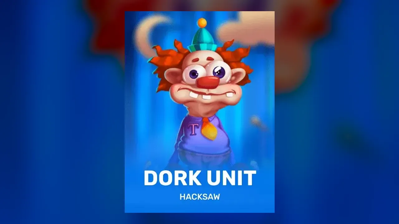 Dork Unit cover art by Hacksaw Gaming, as the game appears in a casino lobby