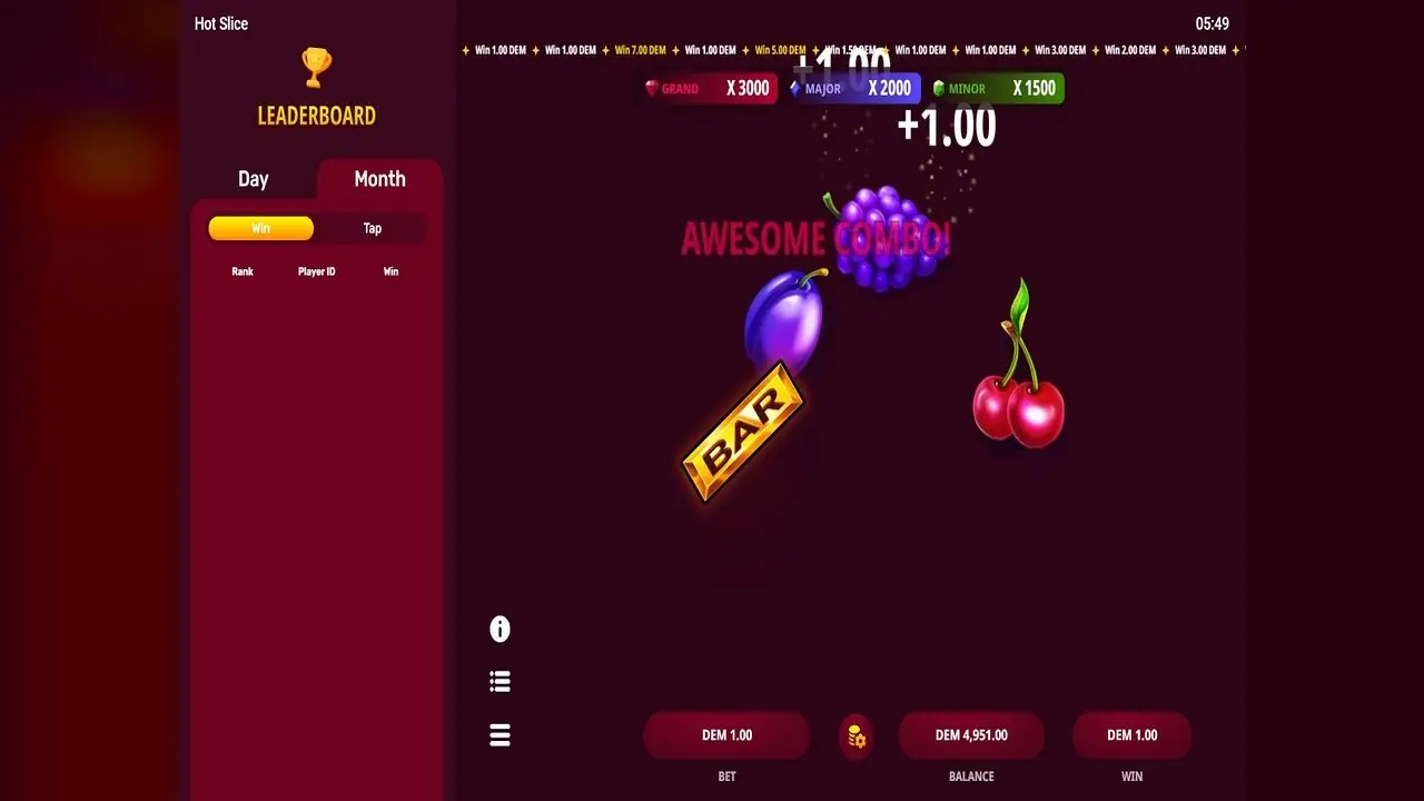 Hot Slice by Evoplay — game screen