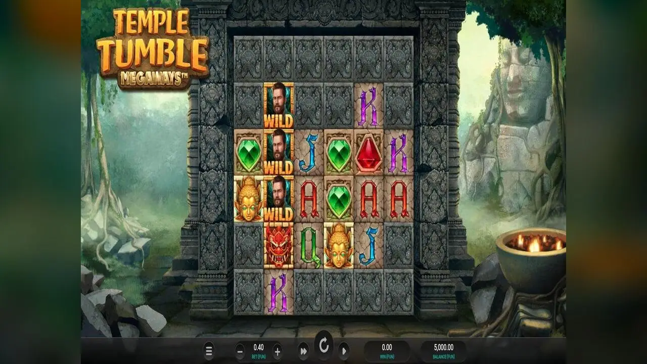 Temple Tumble Megaways by Relax Gaming — game screen